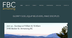 Desktop Screenshot of fbcarmstrong.org