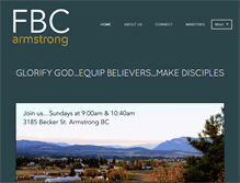 Tablet Screenshot of fbcarmstrong.org